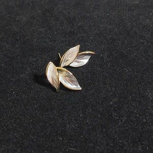 S925 Gold and Silver Leaf Earrings
